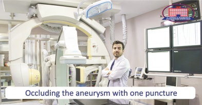 Aneurysm suppressed with one puncture – Surgeons defeated rarest pathology.